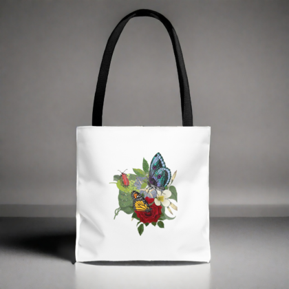 Women's Floral Accent Tote Bag