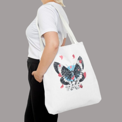 Women's Buterfly accent Tote Bag