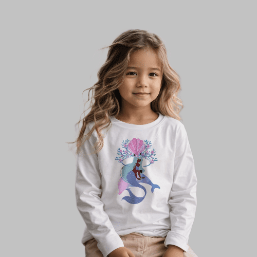 Long sleeve girl tee