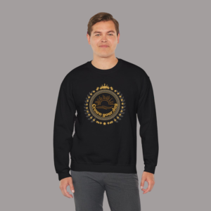 Heavy Blend™ Crewneck Sweatshirt with "Crown Your day" Print