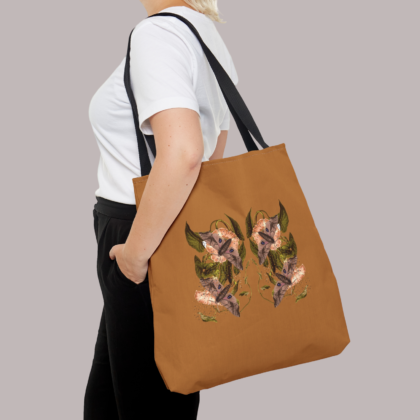 Women's Floral Accent Tote Bag