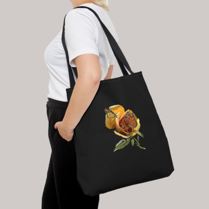 Women's Floral Accent Tote Bag