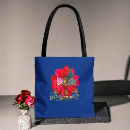 Women's Floral Accent Tote Bag